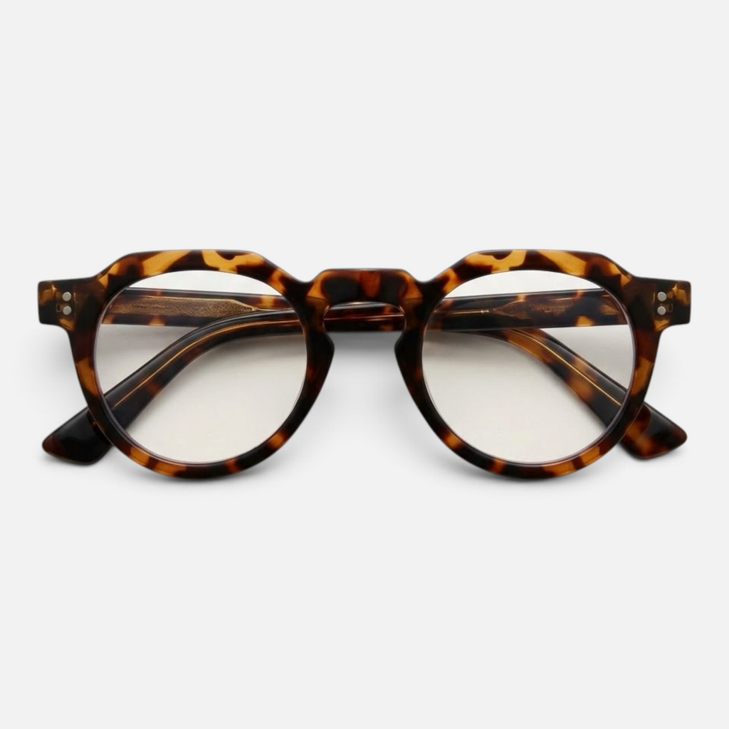 Savio Round Leopard Brown