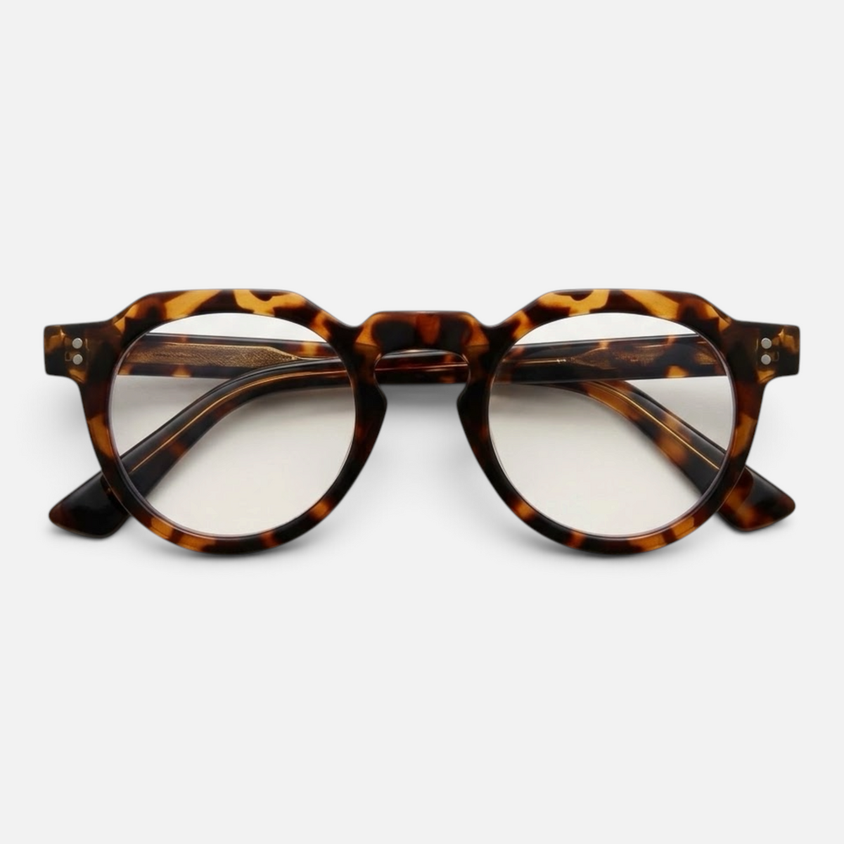 Savio Round Leopard Brown