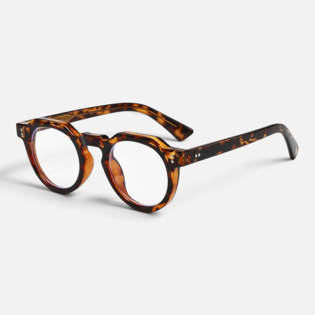 Savio Round Leopard Brown