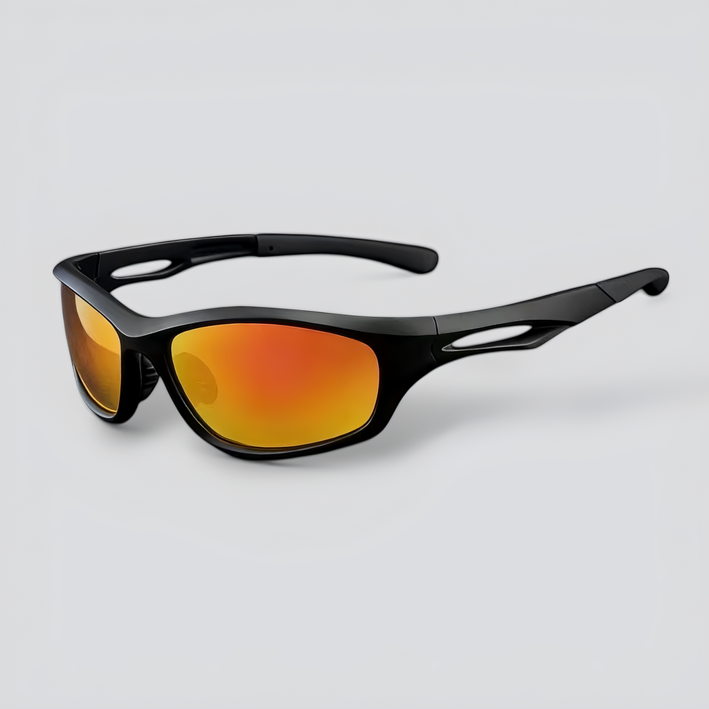 Neon Rider Orange-Yellow Mirror Lens